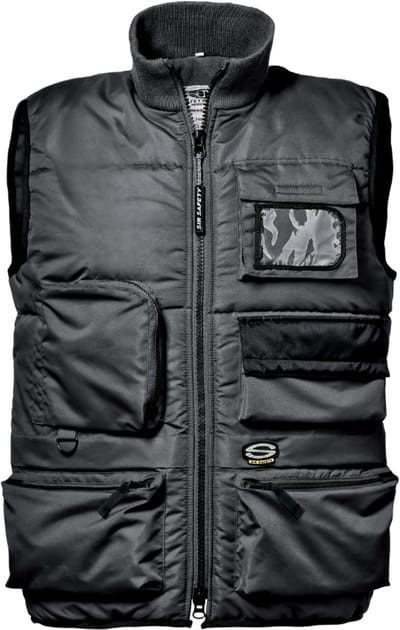 SIR SAFETY KAISER Werkvest HEREN Veiligheidsvest Grijs - Warm Gevoerd - Ademend - Multi Pocket