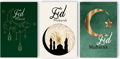 12 Ramadan kaarten - Dubbele wenskaarten - Ramadan Mubarak - Suikerfeest cadeaus - Ramadan decoratie - Eid Mubarak decoratie - Suikerfeest - Ramadan 2026