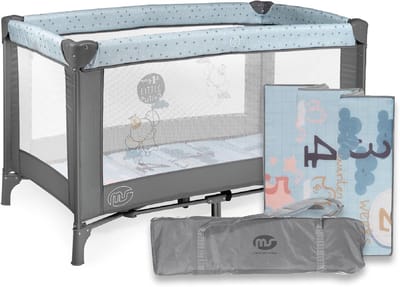 Reiswieg 120x60 cm - Opvouwbaar, Licht & Ventilerend | Geschikt voor 0+ Maanden tot 15 kg