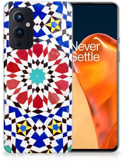 OnePlus 9 TPU Siliconen Hoesje Mozaïek