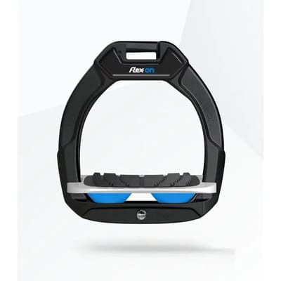 Veiligheidsspenen Paardrijden Ingelegd Grip Zwart/Grijs/Blauw Kind Flex-On Safe-On