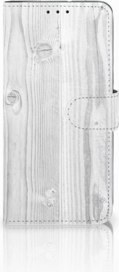 Boekhoesje voor Motorola Moto G7 Power Book Style Case White Wood