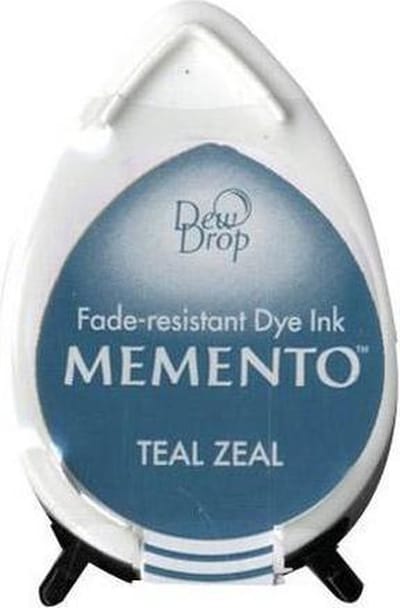 Dewdrop teal zeal - stempelkussen - Memento Tsukineko