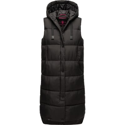 Marikoo Sayorii dames winterbodywarmer – lang, warm & met capuchon