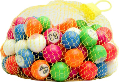 Set van 90 Bingo Ballen (22 mm) - Nummer 1 t/m 90 Voor Bingo Spel