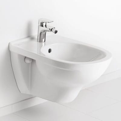 Villeroy & Boch O.novo wandbidet met overloop 1 kraangat wit