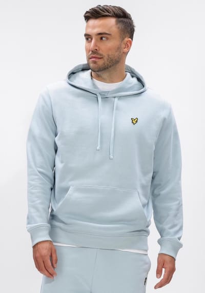 Lyle & Scott Pullover Hoodie Truien & Vesten Heren - Sweater - Hoodie - Vest- Lichtblauw - Maat M