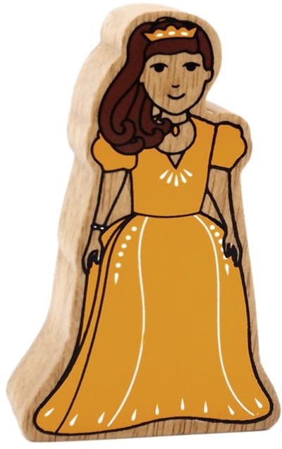 Lanka Kade houten speelgoed prinses geel - educatief en duurzaam