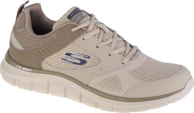 Skechers Track Syntac heren sportschoenen beige