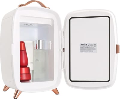 Draagbare Mini-koelkast 6 Liter met LED-verlichting - Compact en Geluidsarm voor Kantoor en Slaapkamer