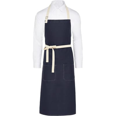 Contrasterend verzorgschort met pocket SG Accessories Bistro Santorini