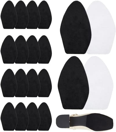 Ronte - Suède Zolen Zelfklevend | Halve Zolen Antislip Pads | Dansschoenen Beschermers | Hoge Hakken Paal Dansschoenen | 20 Stuks