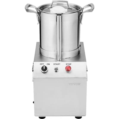 Robot Culinaire & Hacheur de Légumes Blender en Acier Inoxydable de Qualité Alimentaire 4L