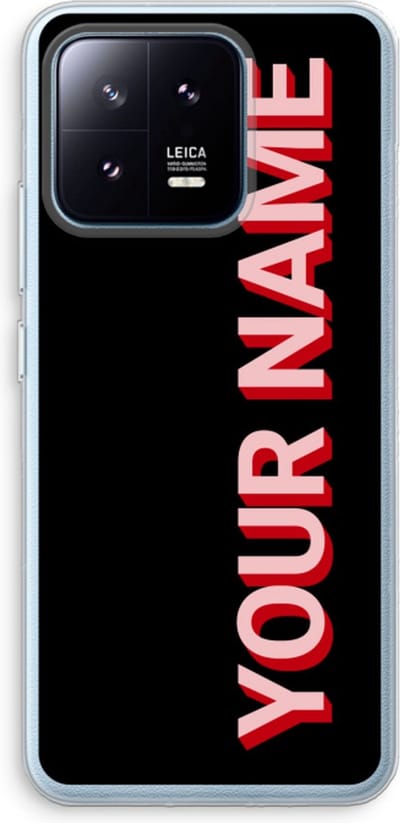 Gepersonaliseerd - Case Company® - Hoesje geschikt voor Xiaomi 13 Pro hoesje - Namecase - Soft Cover Telefoonhoesje - Bescherming aan alle Kanten en Schermrand
