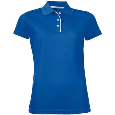 SOLS Performer sportpoloshirt voor dames/dames (Koningsblauw)