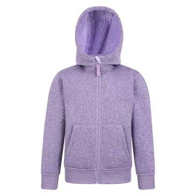 Mountain Warehouse Kinder/Kids Nevis Bontgevoerde Hoodie (Lila)