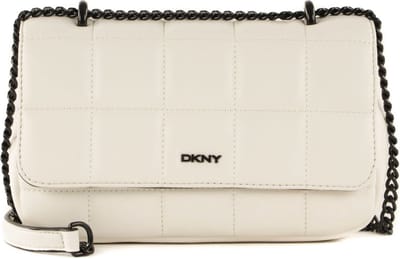 DKNY Schoudertas Avondtas Queenie MD Shoulder Bag White / Black Wit