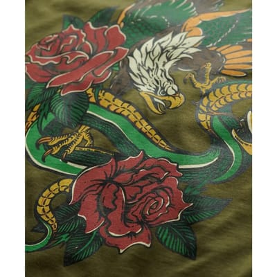 Superdry - Wijdvallend Tattoo T-Shirt - Heren - T-shirts