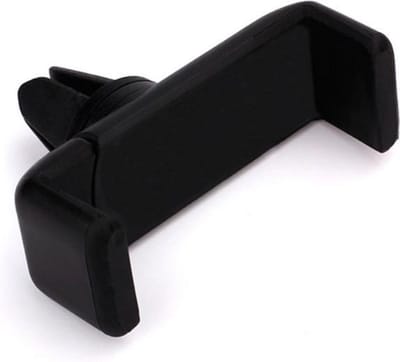 Universele telefoonhouder voor Ventilatie rooster - Car Mount Holder - 360 graden draaibaar - Zwart - Geschikt voor alle telefoonmodellen tot 8cm breed