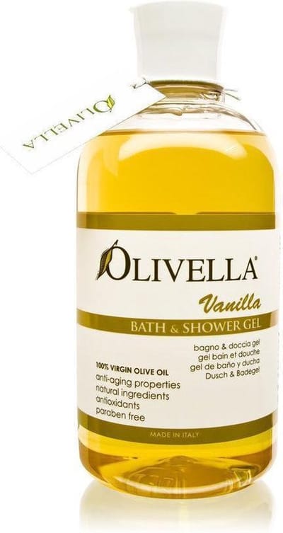 Olivella Bad & Douche Vanila  met veel Olijfolie- 500 ml - Douchegel ( 2 stuks )