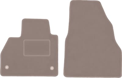 Beige voormatten voor: Renault Kangoo II combivan (2007-)