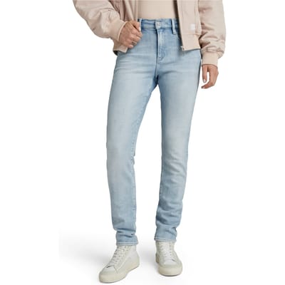 G-Star Ace 2.0 Slim Straight Sun Faded Mirage Blue Taglia: W23L30 | Jeans straight fit Outlet | Donna | Blu