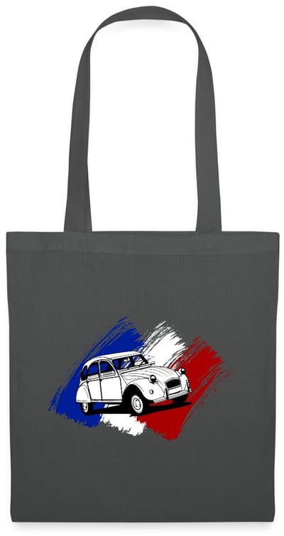 Citroën 2CV Model Franse Vlag Tas Van Stof Schoudertas