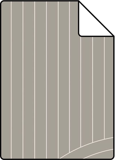 Proefstaal ESTAhome behang grafische lijnen warm grijs - 26.5 x 21 cm - 139924-S