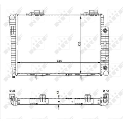 Radiator, motorkoeling NRF 51281