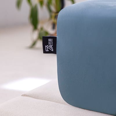 Hoeslaken 100% Katoen – S100 Hoge Dichtheid – 180×200×30 cm – Zacht, Ademend & Antibacterieel-Oceaanblauw