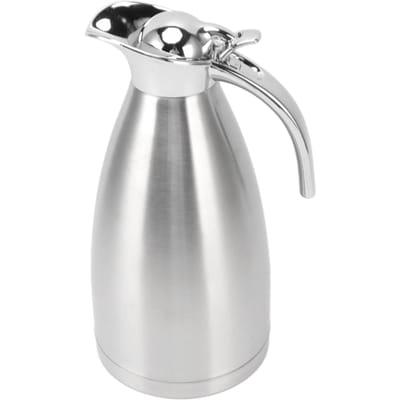 Thermische Koffieketel 2.1L Roestvrij Staal Geïsoleerde Vacuüm Drankdispenser Ketel voor Water Thee L gray