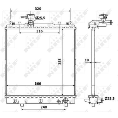 Radiator NRF 58353