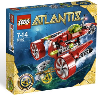 LEGO Atlantis Typhoon Turbo onderzeeër - 8060