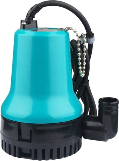 Dompelpomp Vuil Water – Vlakzuigpomp – Dweilpomp 50W – Waterpomp Elektrisch – Dompelpomp Kelderwater 4500L/H – Blauw