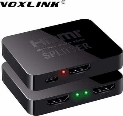 4K HDMI splitter 1x IN 2x UIT / Full HD support 3D