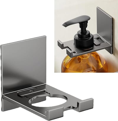 Verstelbare Wandbeugel voor Douchegel en Shampoo, Geen Boren Nodig, Ruimtebesparende Organizer van Aluminium voor Badkamer