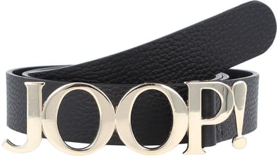 JOOP! Leren Riem 3,0 CM Women's Cow Leather Belt W80 Black Zwart