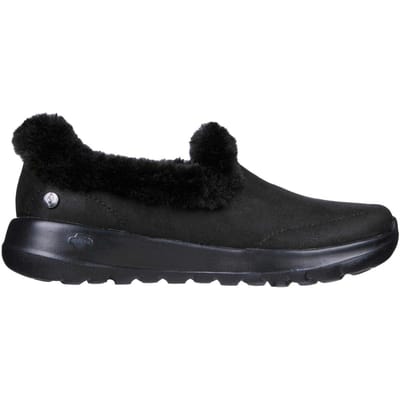 Skechers Go Walk Joy sneakers van imitatiesuède voor dames (Zwart)