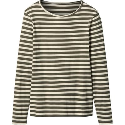 esmara Dames longsleeve (olijf/wit, XS (32/34))