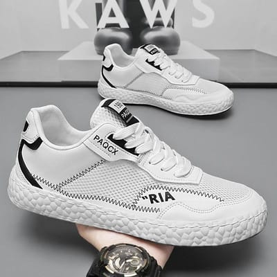 Herenschoenen Zomer Canvas Ademend Gevulkaniseerde Schoenen Herfst Heren Sneakers Licht Heren Casual Wandelschoen Antislip 44 gray