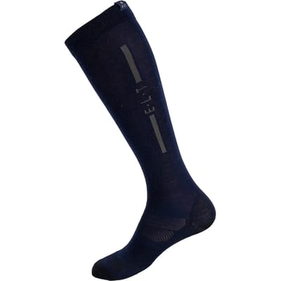 Elt Paardrijsokken Merino Dark Navy&Donkergrijs - Ruiteraccessoires - S