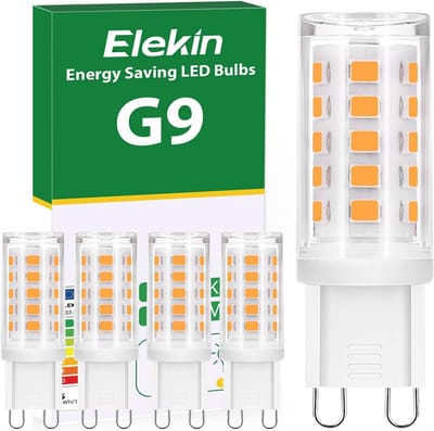 5W G9 LED-lamp - 500LM, 50W halogeenlamp equivalent, 3000K warm wit, flikkervrij, voor slaapkamer en woonkamer