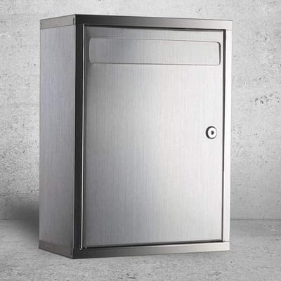 Wandbrievenbus Pakketbrievenbus Parcel Box Afsluitbare Brievenbus Outdoor Waterdichte Brievenbus Grote RVS Ideeënbus Muur met Slot Ideeënbus GXBCS 1113