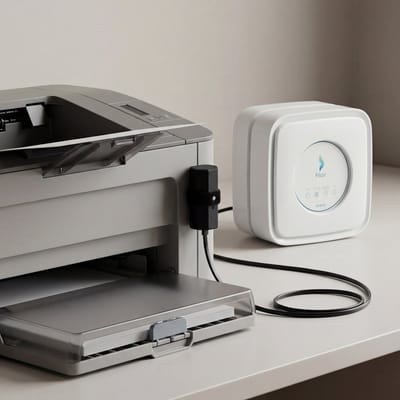 Filair Luchtreiniger - Met Print link - 3 in 1 filter - Luchtreinigers met Hepa Filter - Air Purifier - 36m² - Wit