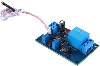 Dailygoody - Licht Sensor Relay Module - Fotoresistor Schakelaar - Instelbare Vertraging - DC 24V - Betrouwbare Sensor - Energiebesparing - Geschikt v
