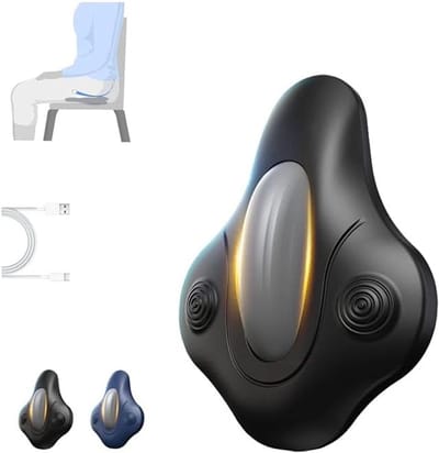 Bekkenbodemtrainer voor mannen en vrouwen, bekkenbodemoefenapparaat, Kegel-trainer met 6 instelbare snelheden, driepunts-positioneringsmassage, gericht op de PC-spier, stil ontwerp（2）