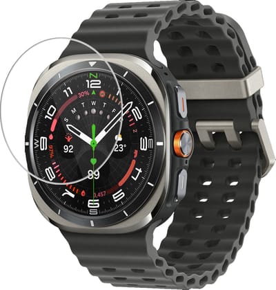 Screenprotector - Geschikt voor Samsung Galaxy Watch Ultra - Extra Sterk - Tempered Glass - Gehard Glas - Beschermglas Screen Cover - Bescherm Protector voor Smartwatch