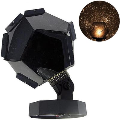 Starlight Projectielamp LED Ster Nachtlamp LED Ster Projectorlamp Hemelprojectie Kosmos Nacht zwart