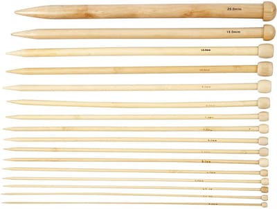Breinaalden, L: 35 cm, afm 2,5-20 mm, 16 paar/ 1 doos