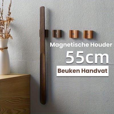 Dutchers® Houten Schoenlepel 55 cm Lang - Beukenhouten Schoenlepels Ophangbaar - Uniek Design - Schoentrekker extra sterk - Aankleedhulp - Woonaccessoires